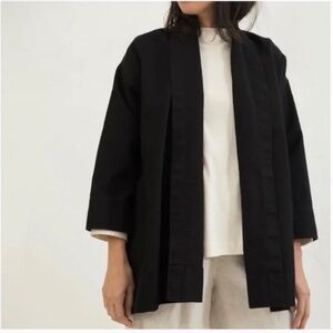 Elizabeth Suzann - Clyde Jacket Cotton Canvas - Black - Medium